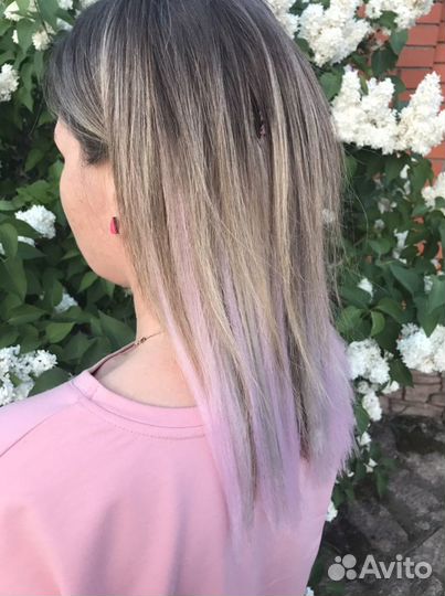 Афронаращивание цветного ряда канекалоном