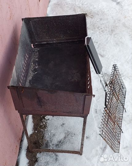Мангал складной + решетка гриль