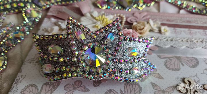 Корона, украшение на пучок, тика, диадема