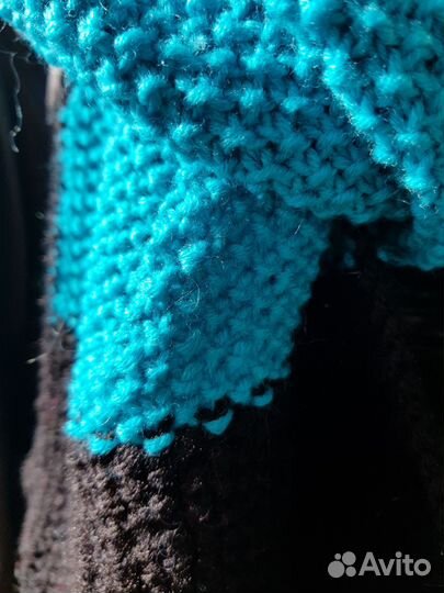 Вязаный шарф ручной работы