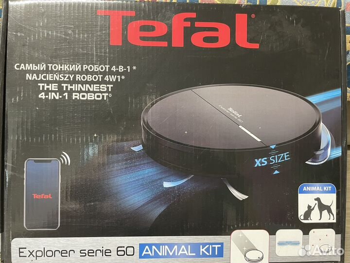 Робот пылесос tefal series 60