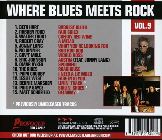 Where Blues Meets Rock Vol. 9 (1 CD)