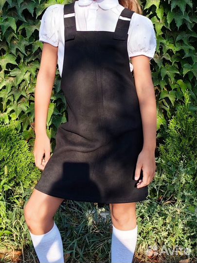 Сарафан для девочки школьный