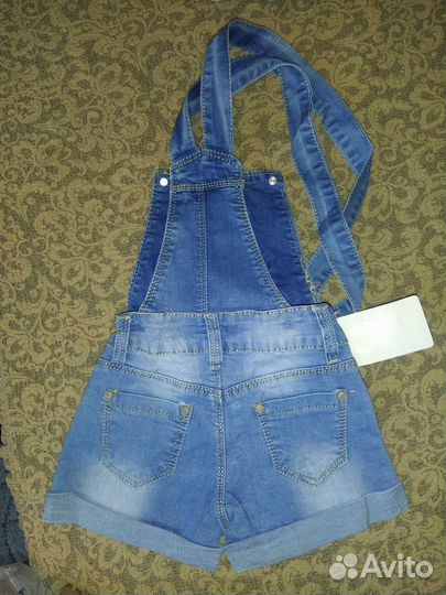 Комбинезон джинсовый детский