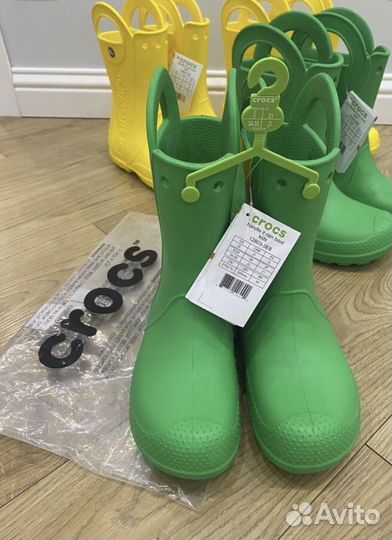 Сапоги Crocs 32-33, J1, Новые