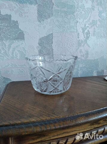 Ваза хрустальная