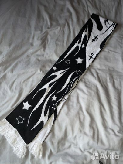 Шарф measure moscow черно-белый