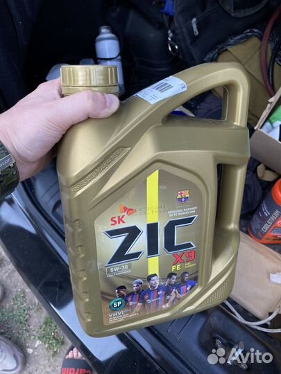 Моторное масло Zic x9 FE 5w-30 API SP