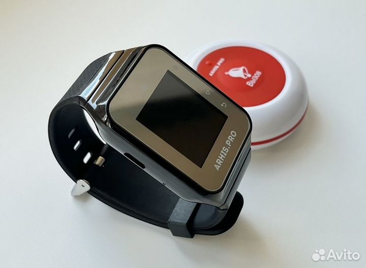 Кнопка вызова персонала, официанта и пейджер часы