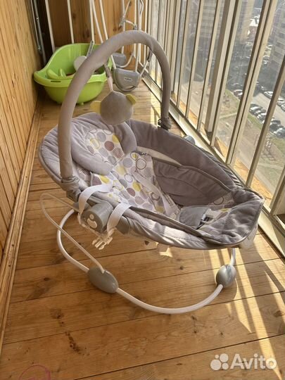 Детские качели шезлонг