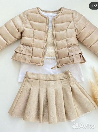 Mayoral куртка и юбка 68