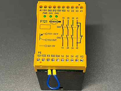 Реле tesch F121x01 230VAC новое, без упак. 1 шт