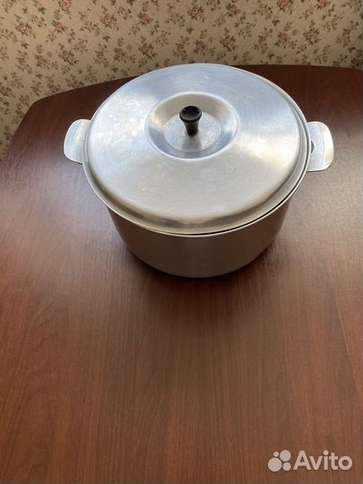 Кастрюля алюминиевая 6 литров, советская, ГОСТ