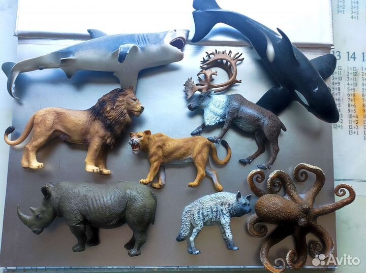 Фигурки schleich, collecta, papo