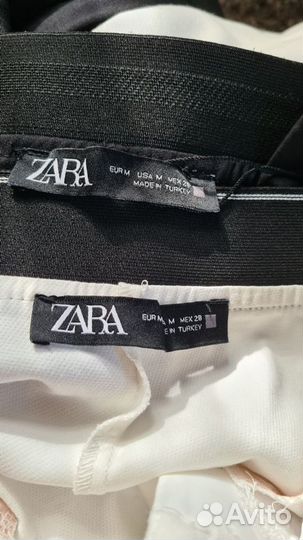 Женские брюки zara, белые