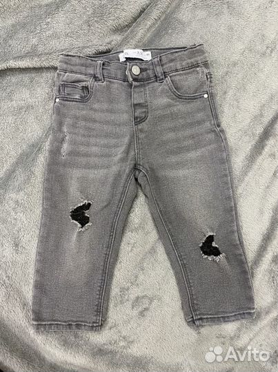 Джинсы zara для девочки 80