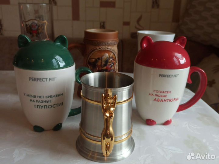 Кружки бокалы новые