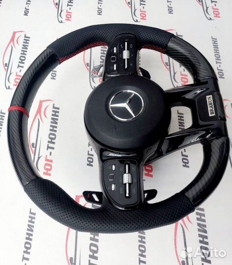 Руль Brabus карбон с подушкой безопасности