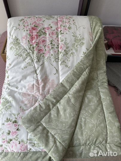 Постельное белье с готовым одеялом евро сатин