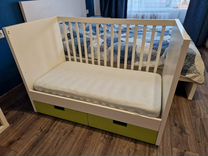 Дет�ская кровать IKEA stuva с ящиками и матрасом