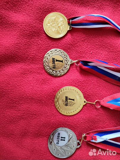 Медали 1 и 2 место