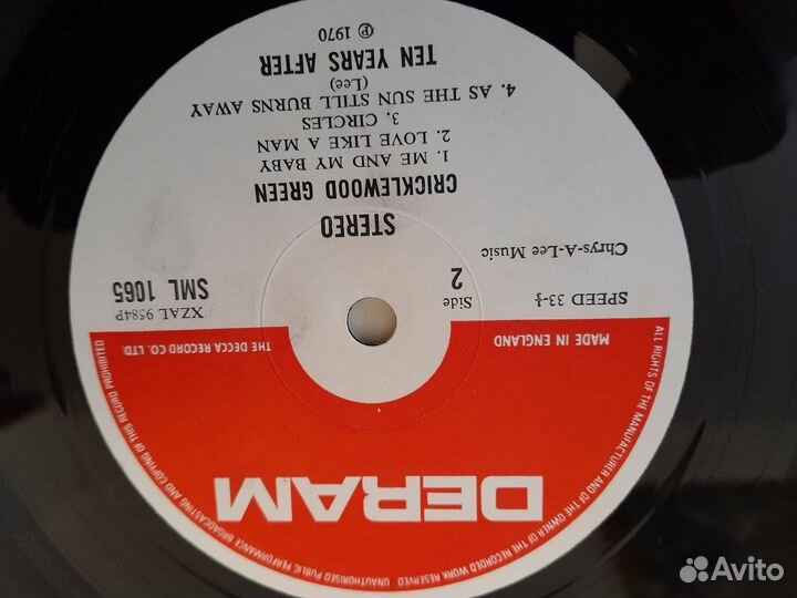 Ten Years After/Cricklewood Green/1970