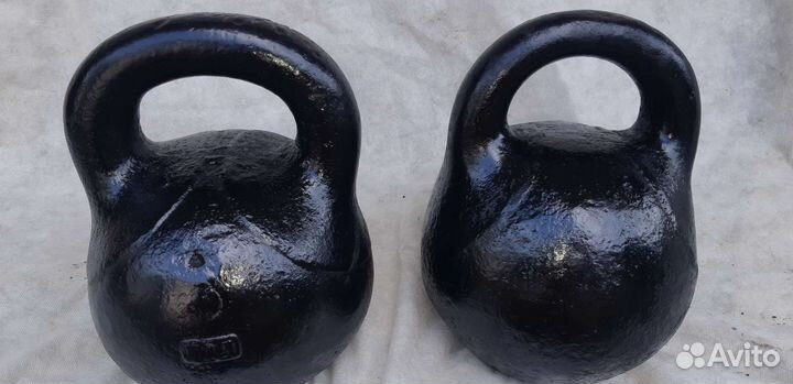 Гири 16.24.32кг. и гантели чугунные. Экспандеры