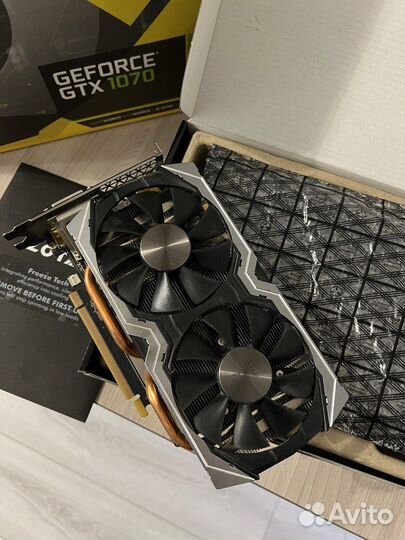 Zotac GTX 1070 Mini 8GB 256bit gddr5 + коробка