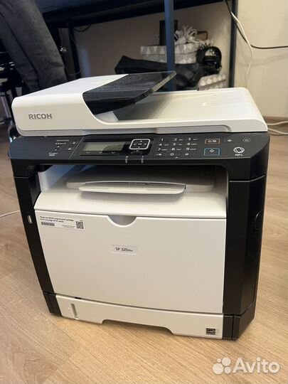 Мфу принтер ricoh sp 325snw