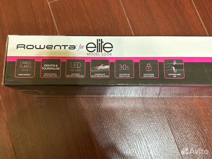 Выпрямитель для волос новый Rowenta
