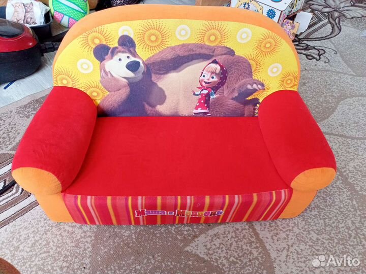 Детский мягкий диванчик кресло