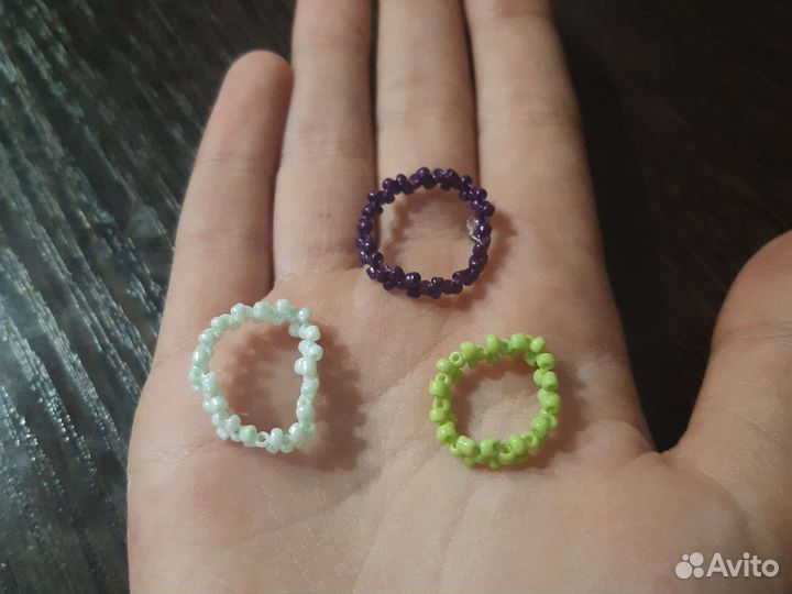 Кольцо из бисера