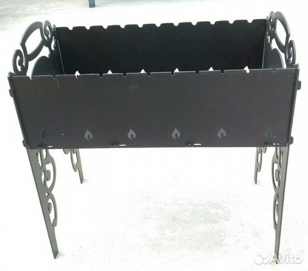 Мангал разборный 3 мм, высота 0,5 метра