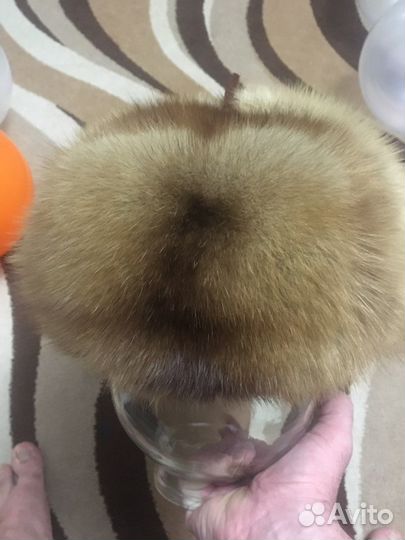 Шапка соболийна полная ушанка