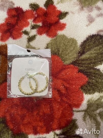 Серьги бижутерия