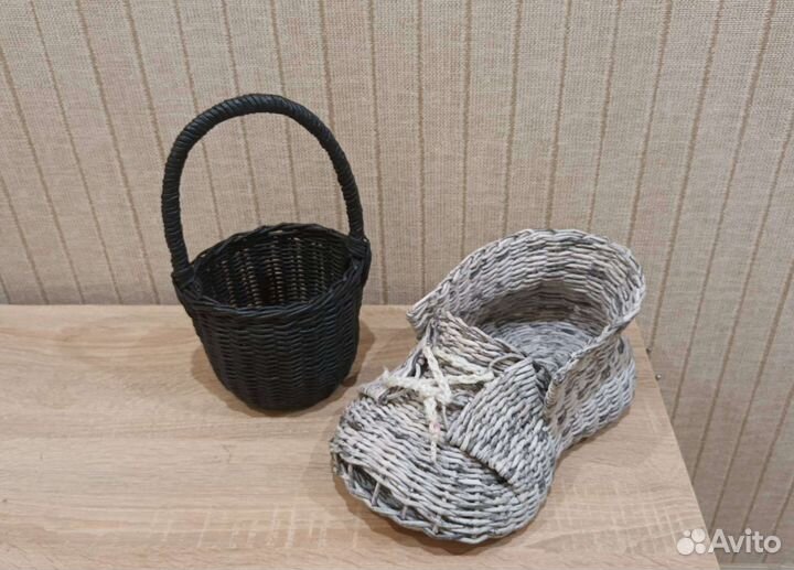 Корзина плетеная, хлебница, конфетница