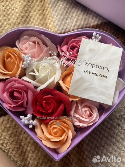 Букет цветов из мыла