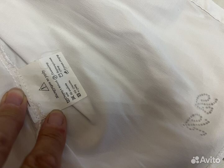 Блузка белая стрейчевая Bear Richi