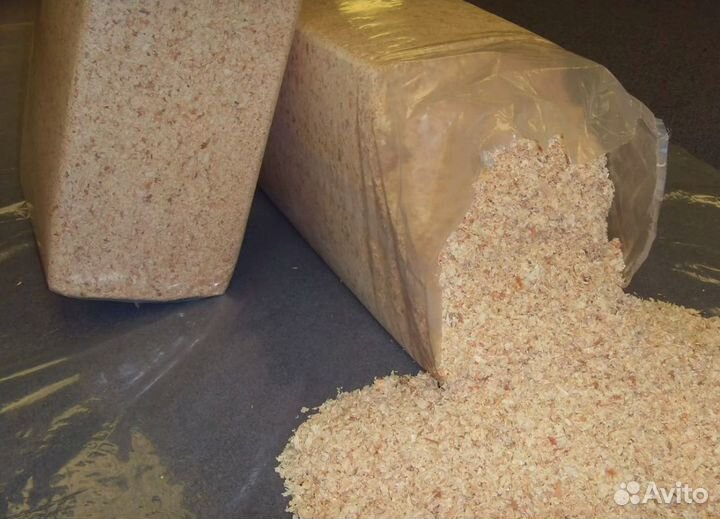 Сухие опилки для грядок, 26-28 кг