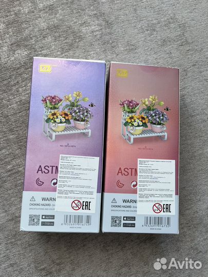 Конструктор loz букет цветов в горшках новый