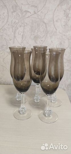 Фужеры для шампанского и вина