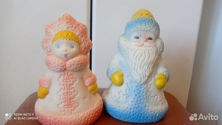 Дед Мороз+ снегурочка СССР - 2 набора