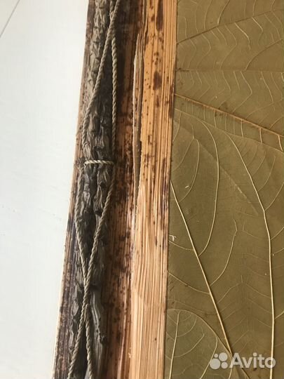 Фотоальбом из натуральных материалов