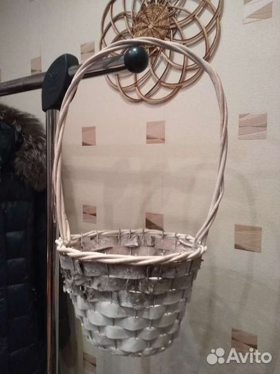 Корзинки плетеные для подарков, ящики для цветов