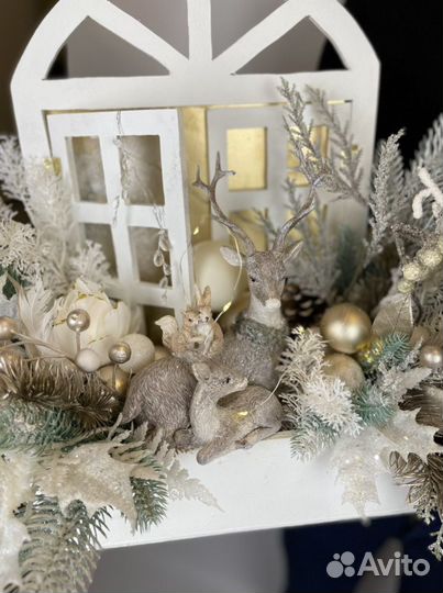 Новогодняя композиция(Проданы/под заказ)