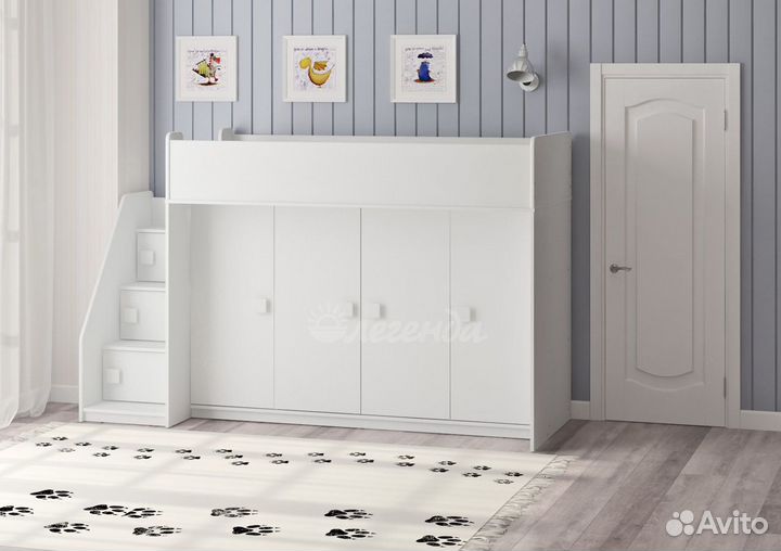 Кровать чердак