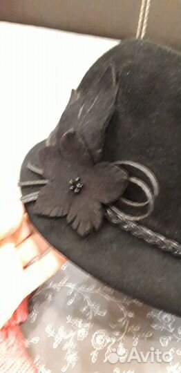 Шляпка женская фетровая