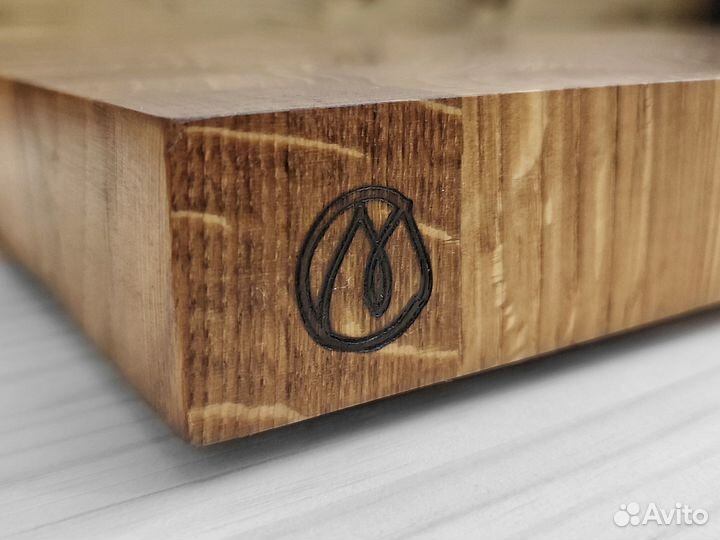 Торцевая разделочная доска 20х30 из дуба