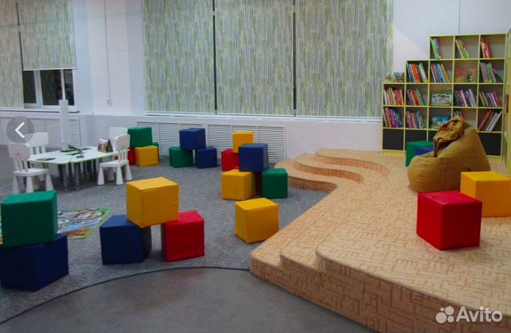 Мягкие детские модули пуфы для детей