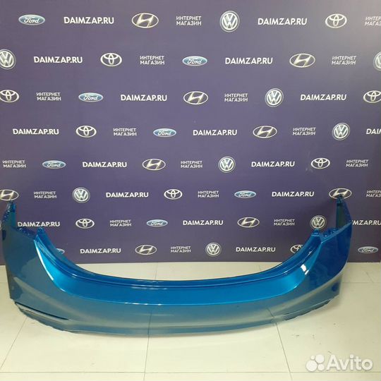 Бампер задний Hyundai Solaris 2017-2020 Синий